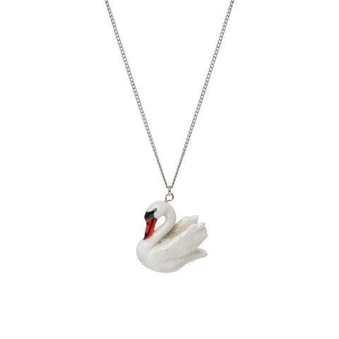 White Swan Necklace