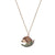 Baby Hedgehog on Leaf Necklace