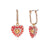 Gold Heart in Heart Earrings