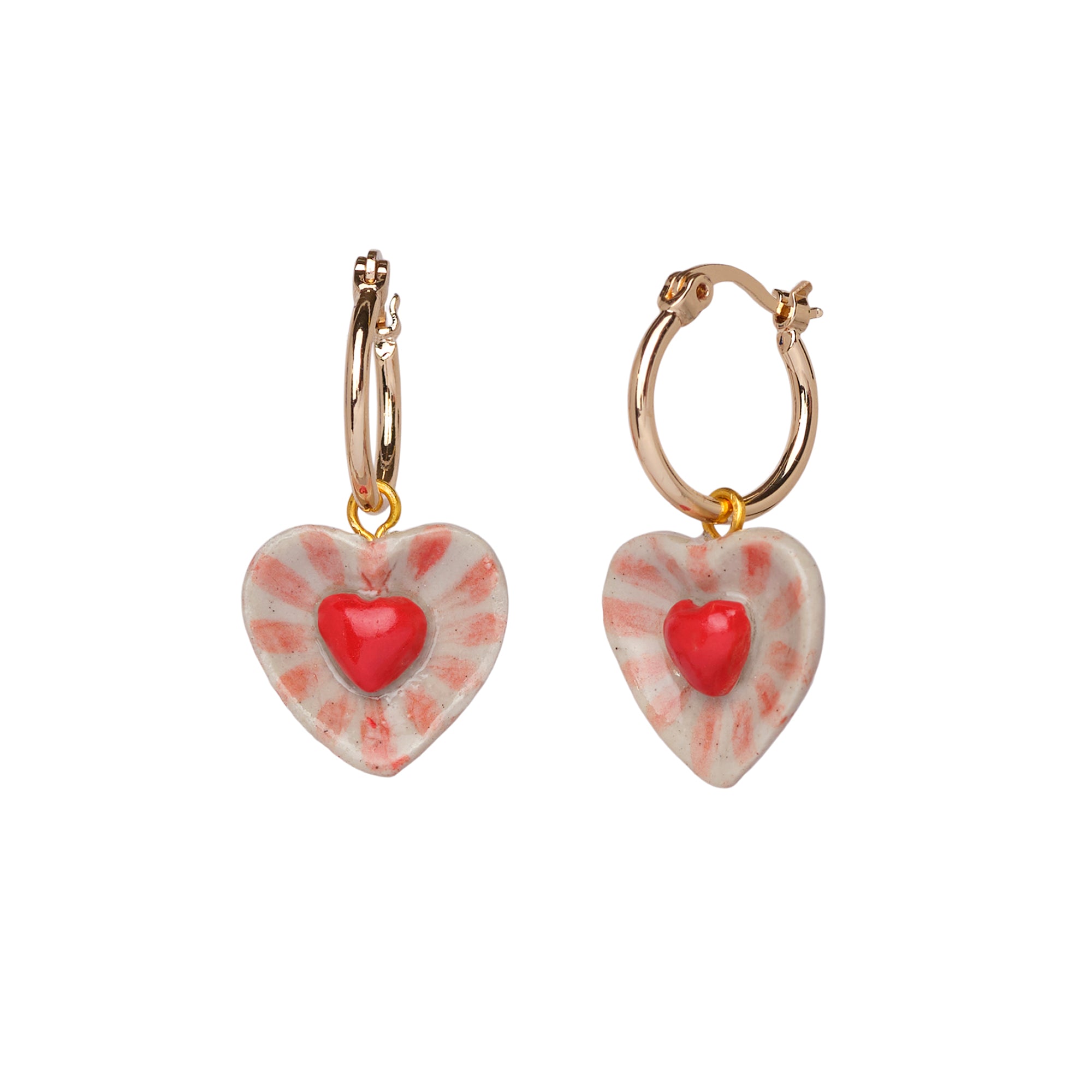 Heart in Heart Earrings