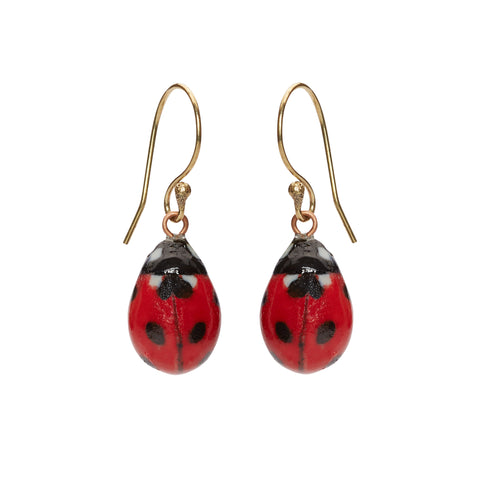 Tiny Ladybird Earrings