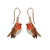 Tiny Robin Earrings