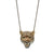 Roaring Leopard Head Necklace