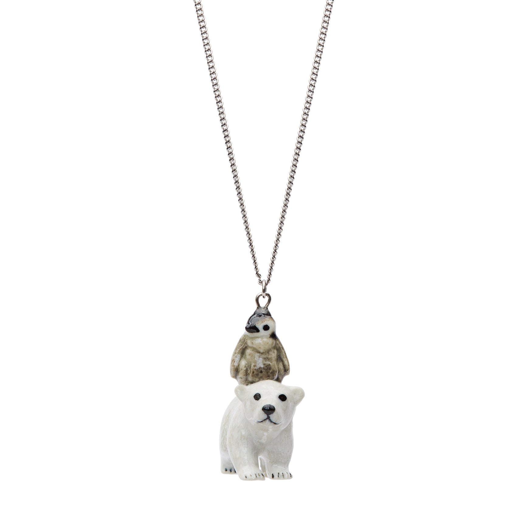 Polar Bear & Penguin Necklace