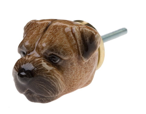 Border Terrier Doorknob