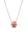 Pink Pansy Necklace