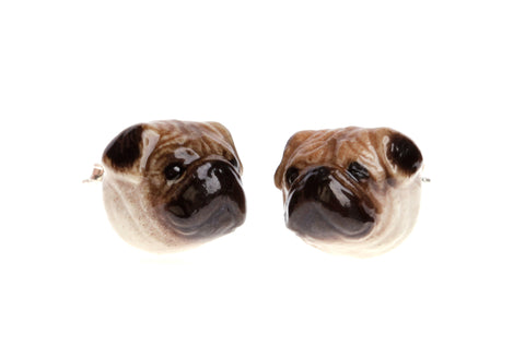 Pug Earrings