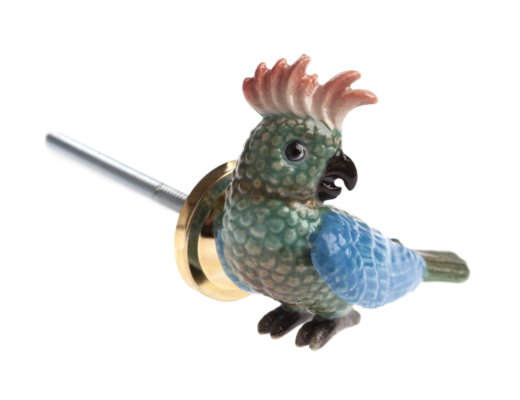 Tropical Parrot Doorknob