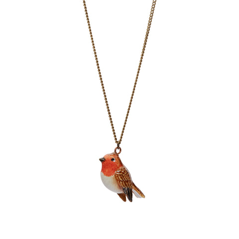 Tiny Robin Necklace