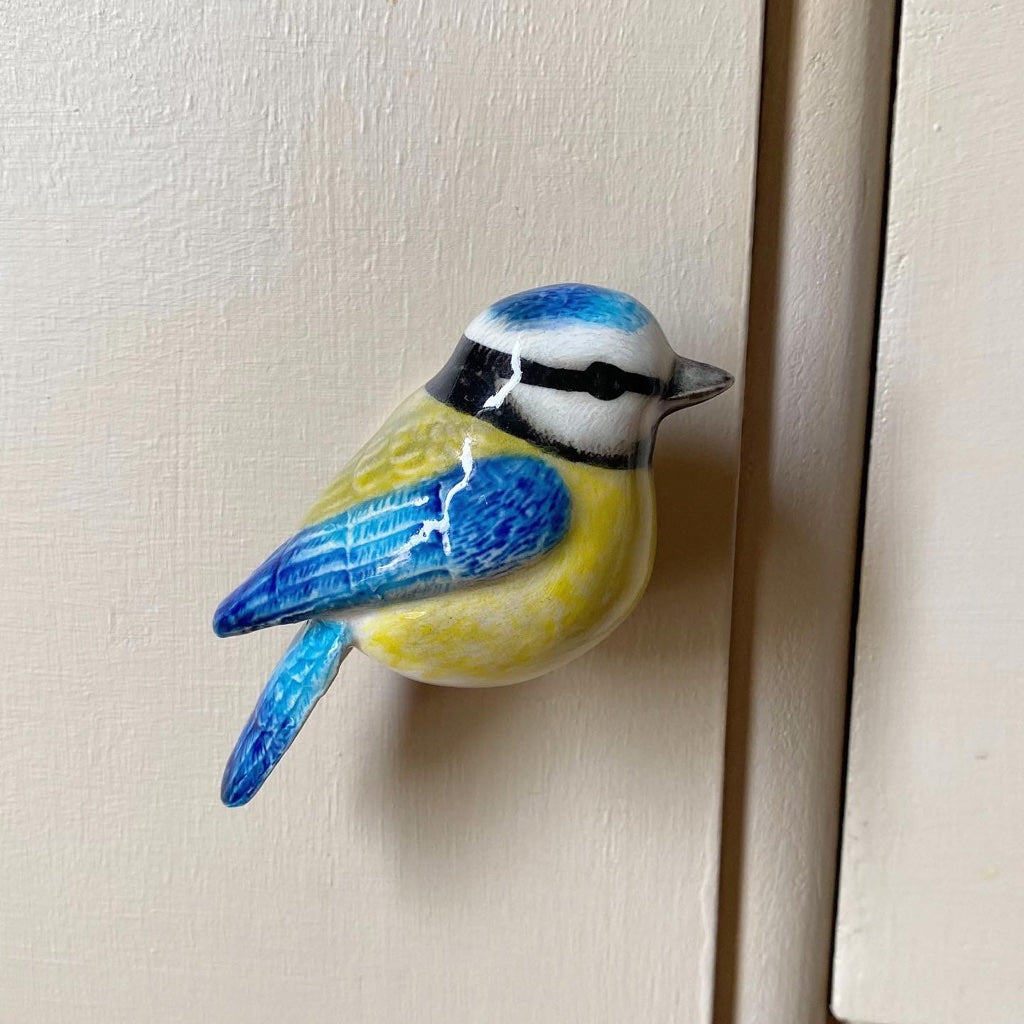 Blue Tit Doorknob