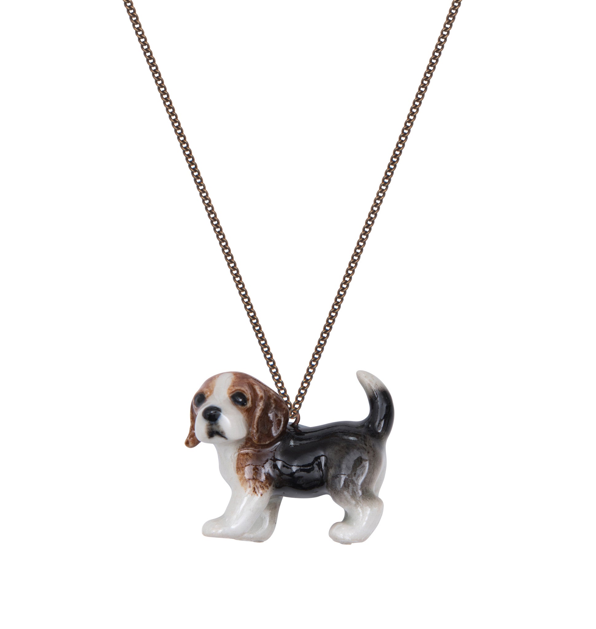 Barkley the Beagle Puppy Necklace