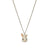 Cute White Bunny Head Necklace